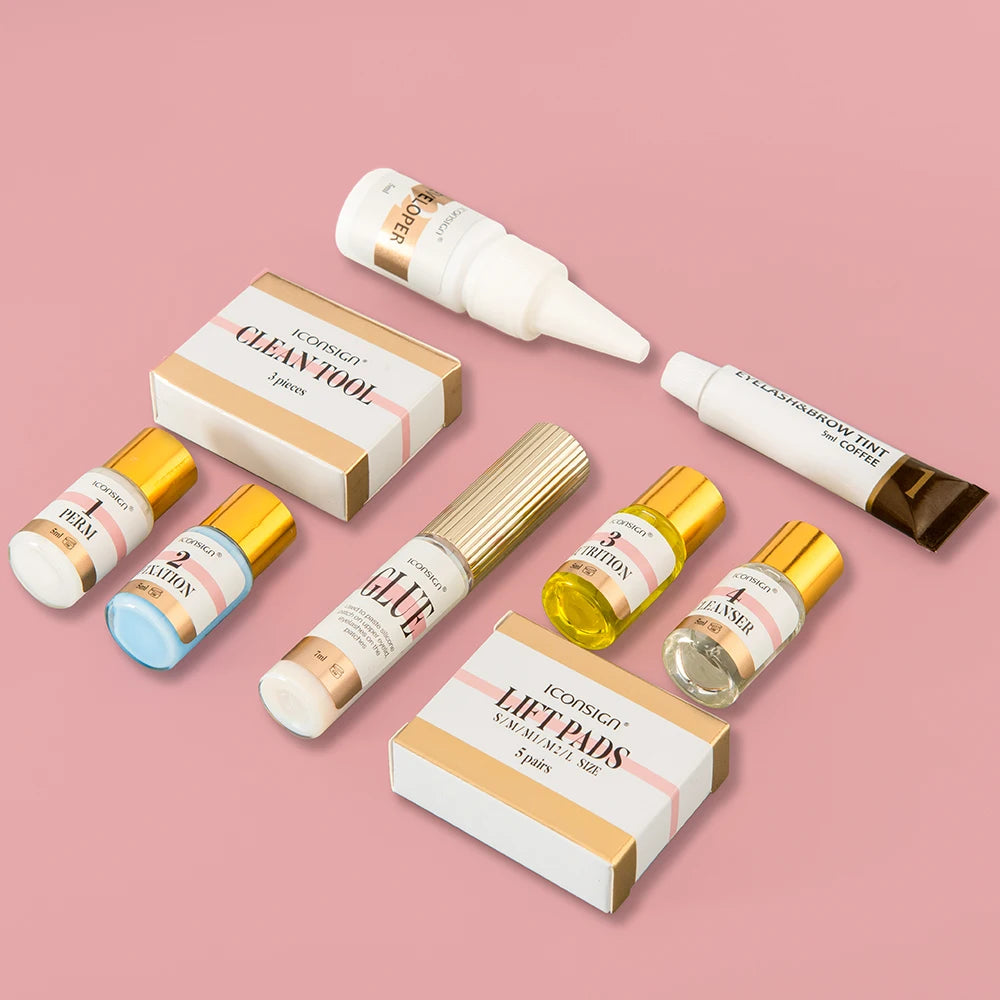 ICONSIGN Lash Lift and Tint Kit - Eyelash Perm and Brow Dye Kit