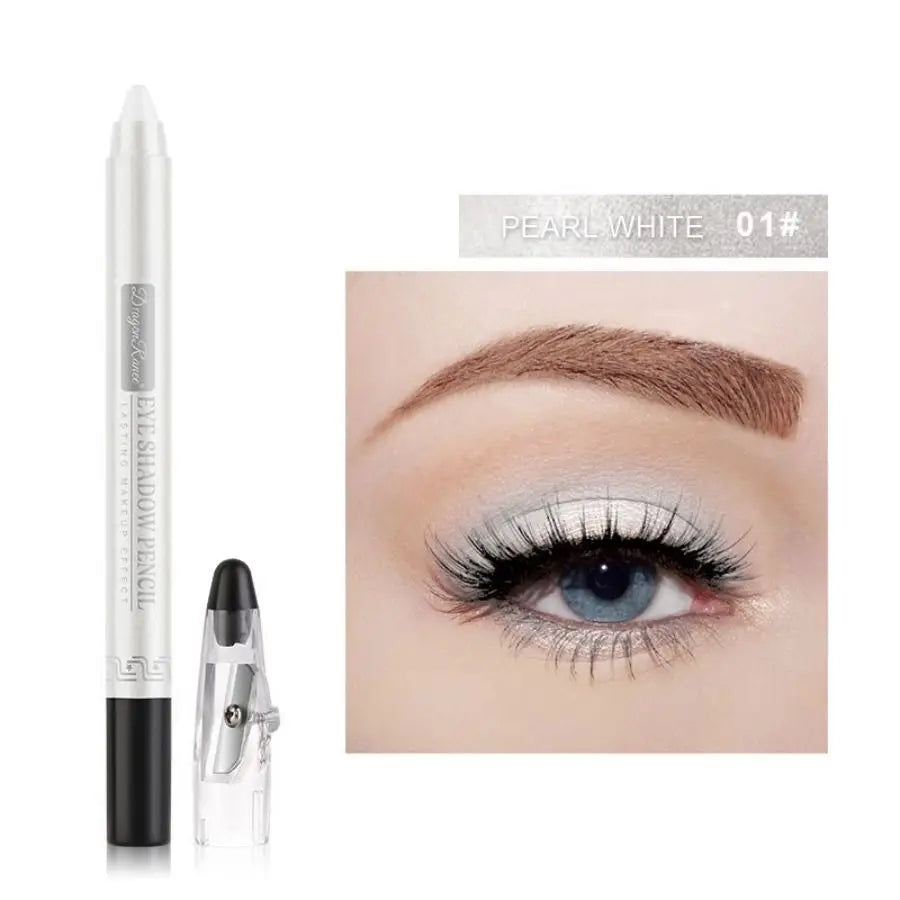 Eyeshadow Pen, Eyeliner Pen, Eyeshadow Stick, Under-Eye Shadow Pen, Pearlescent Eyeshadow Pen with Sharpener, Foam Pen, Single-Color Eyeshadow Pen, Pearlescent Under-Eye Shadow, Highlighter, Smudge-Proof