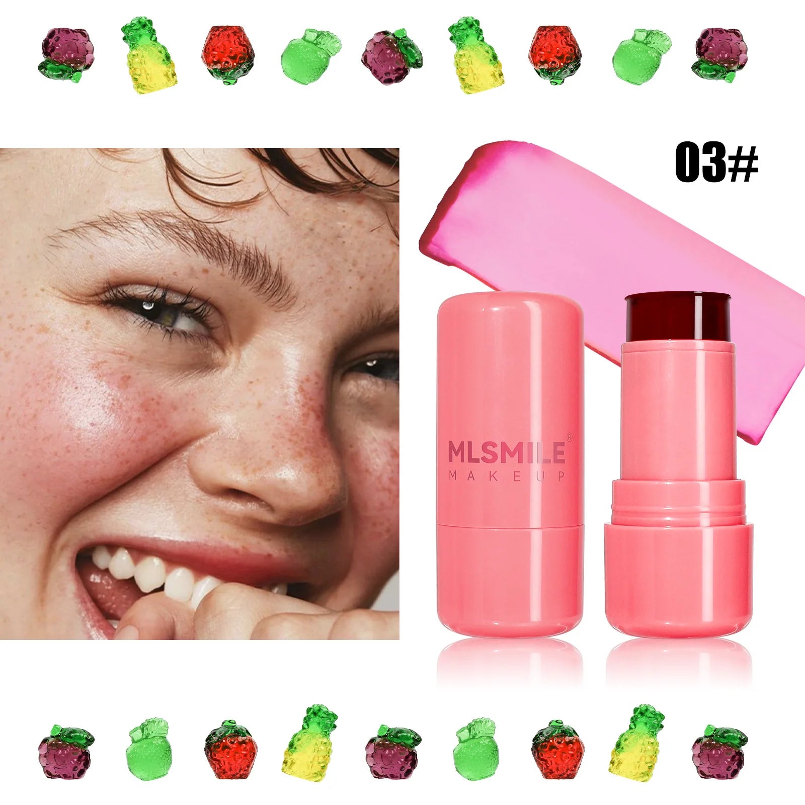 Milk Cooling Water Jelly Tint Lip & Cheek Stain Stick
