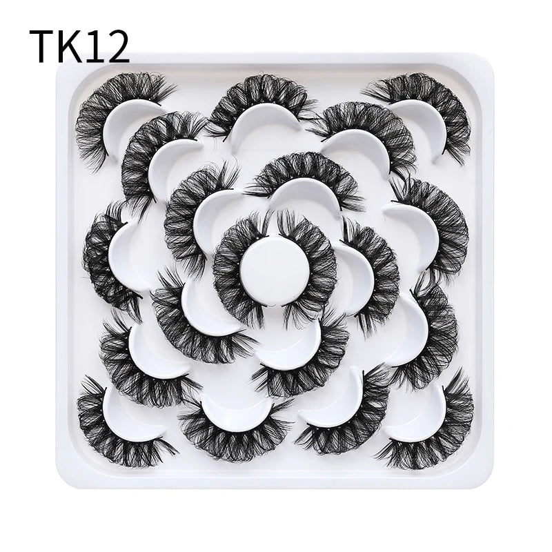 Russian Strip Lashes Makeup Lashes 25mm 3D Mink Volume Fluffy Natural False Eyelashes Thick Dramatic Mink Eyelashes Wholesale