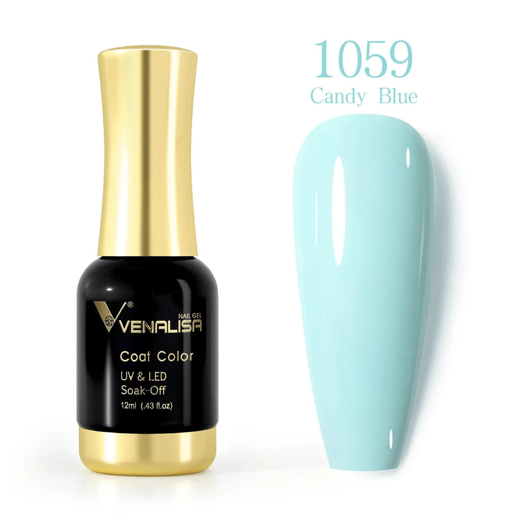 Venalisa 12ml Platinum Gel Nail Polish Super Shiny Effect Nail Gel Perfect Soak off UV&LED Nail Color Foil Chrome Gel Polish