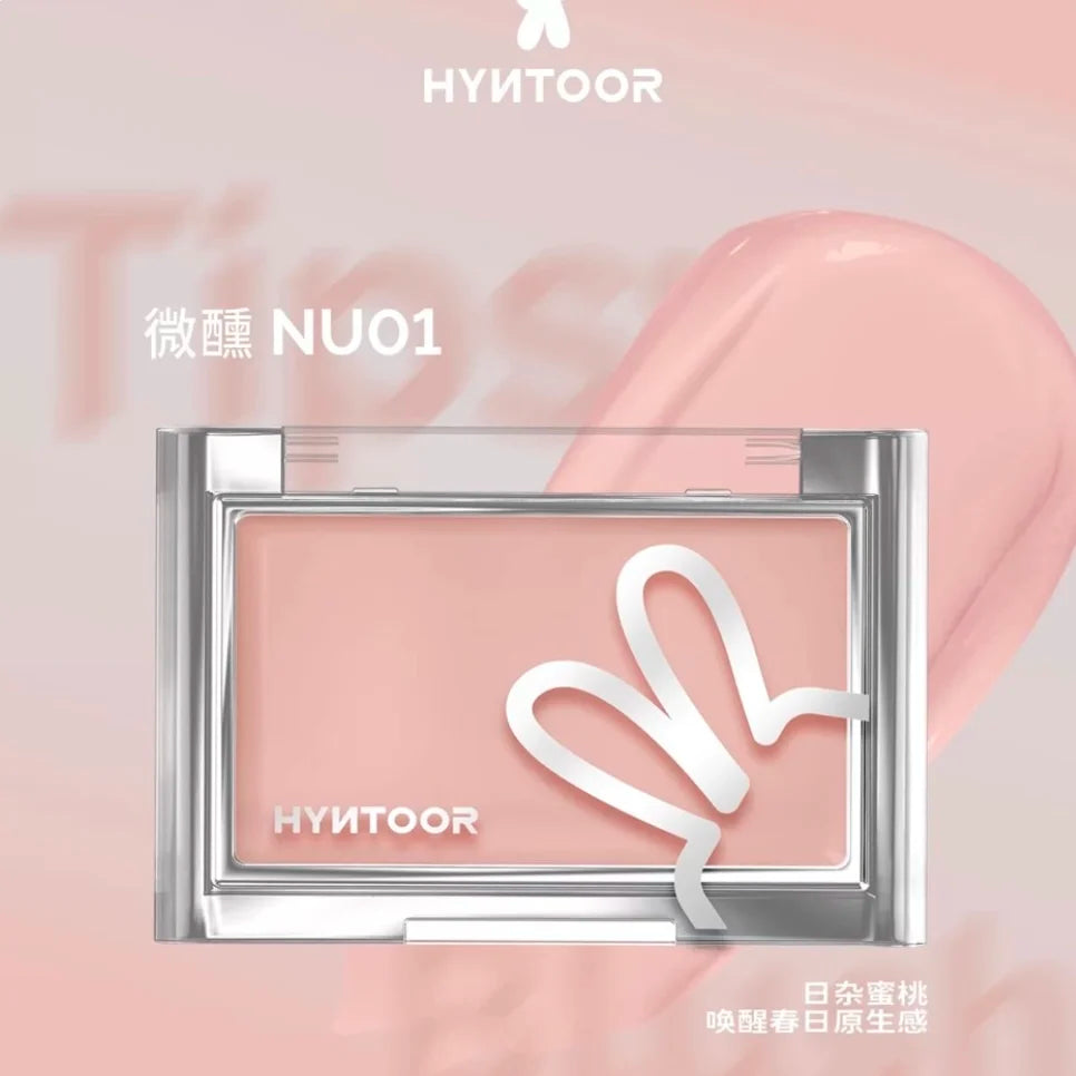 Hyntoor Blush Cream Matte Hydrating Creamy Nude Cheek Tint Concealer Cream Skin Tone Correction Easy to Apply Face Makeup