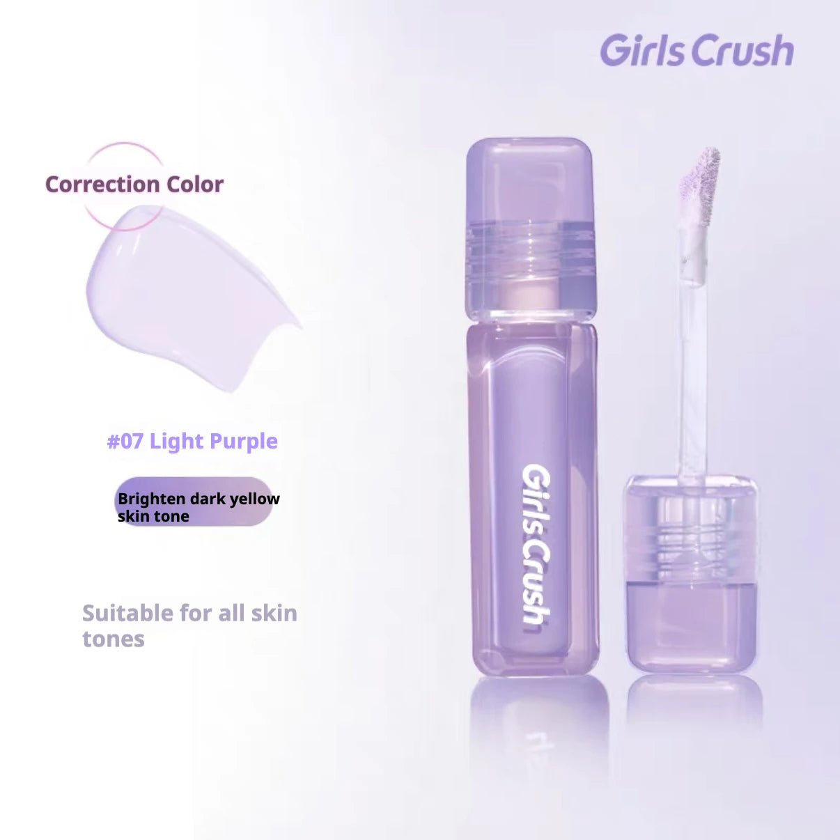 Girlscrush Liquid Concealer Facial Brightening Velvet Sunscreen Mark Expand Moisture Skin Application Holding Makeup
