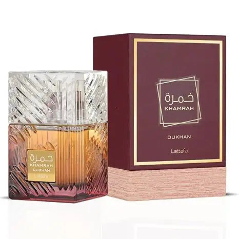 Lattafa Khamrah Vanilla Warm Spicy Amber Cinnamon Eau De Parfum Long-Lasting Fragrance for Unisex 100ML Long Lasting Fragrance