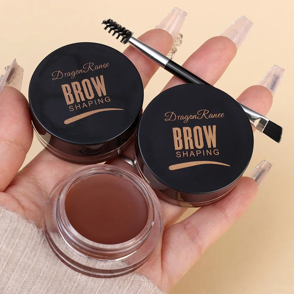 3D Wild Eyebrow Tint Cream - Waterproof Matte Brown Black Gel