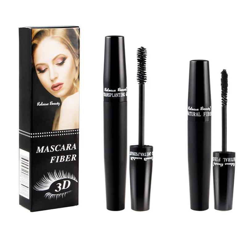 3D Lash Volumizing Mascara - Black Waterproof 1pc Set