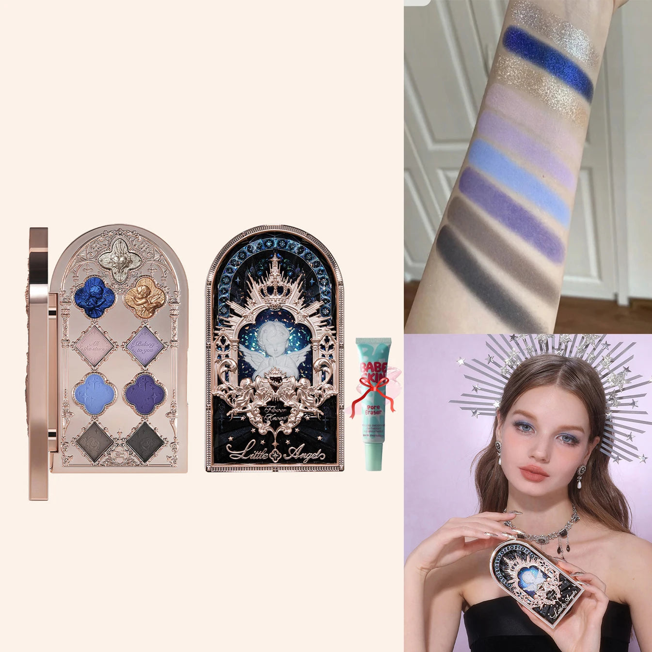 Flower Knows Chocolate Wonder-Shop 8-Color Eyeshadow Palette