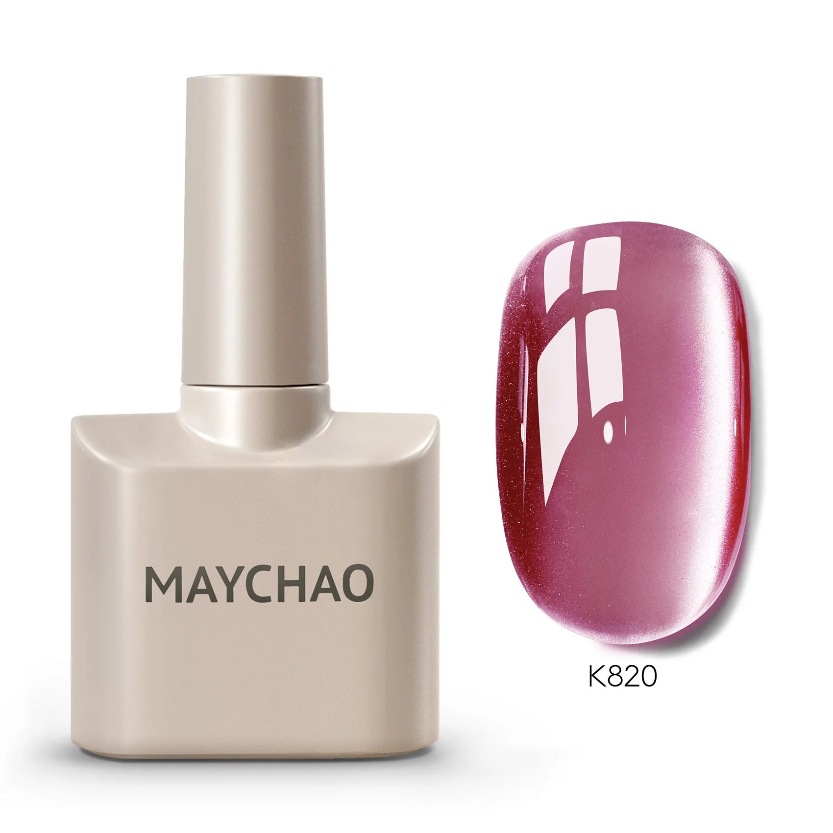 MAYCHAORomantic Galaxy Cat Eye Gel Nail Polish With Magnet Soak off UV Holographic Magnetic Rainbow Gel Polish for Nail Manicure