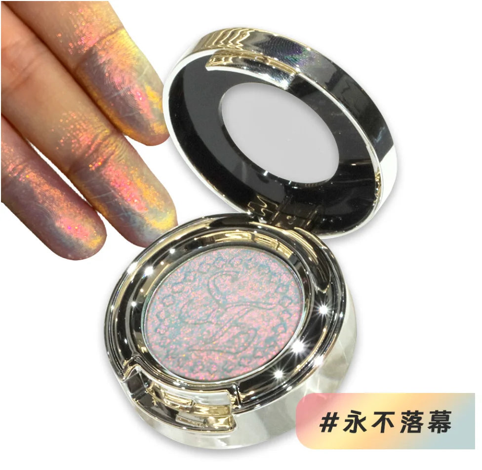 SheenEffect chameleon pigment Eyeshadow Single eye shadow Long-lasting Highlighter Easy to blend portable Makeup Cosmetics