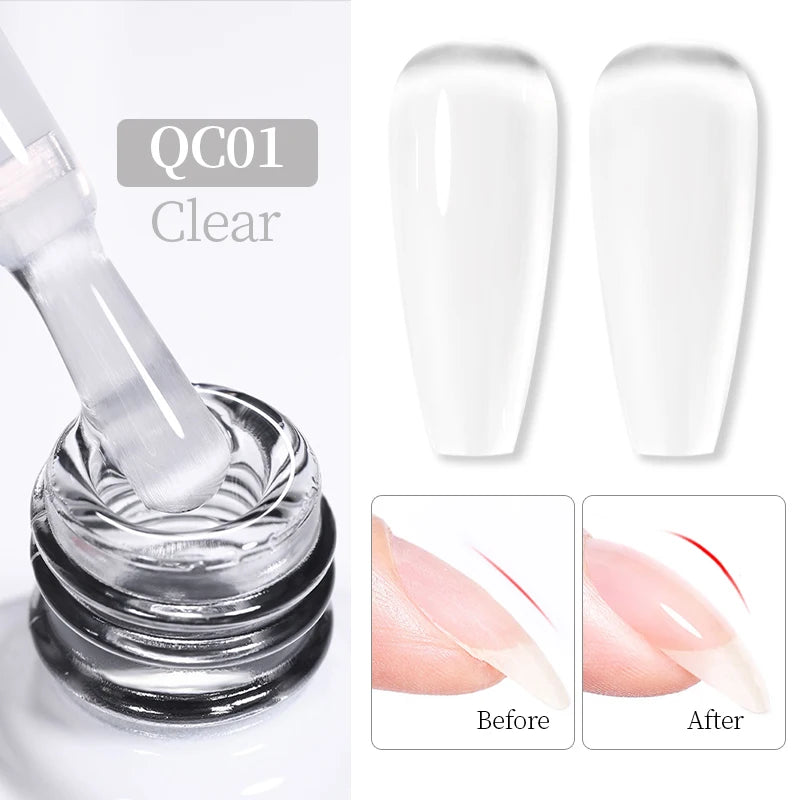 BORN PRETTY 10ml Jelly Nude Gel Nail Polish 50 Colors Semi Transparent Nail Art Nail Supplies Soak off UV LED Nails Gel Varnish