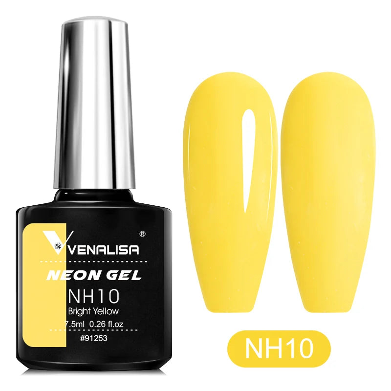 VENALISA Summer Neon Color Beauty Nail Gel Polish Bright Nail Art Salon Lacquer Soak off UV LED Fluorescence Gel Nail Varnish