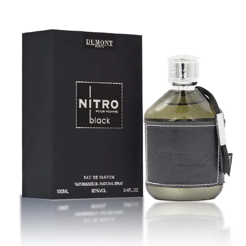 Dumont Nitro Elixir Black White Blue Green Red Long Lasting Fragrance Natural Perfume Arabic Cologne Persistence Pheromone 100ML
