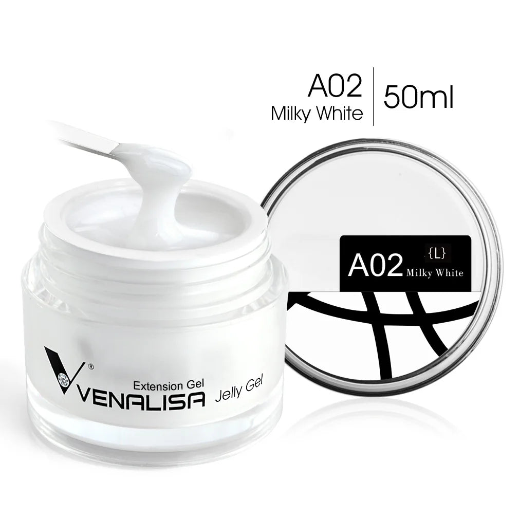 50ml VENALISA Builder UV Contruction Gel Jelly Gel Nude Skin Collection Nail Form Keep Nail C Arc Soak Off UV LED Camouflage Gel