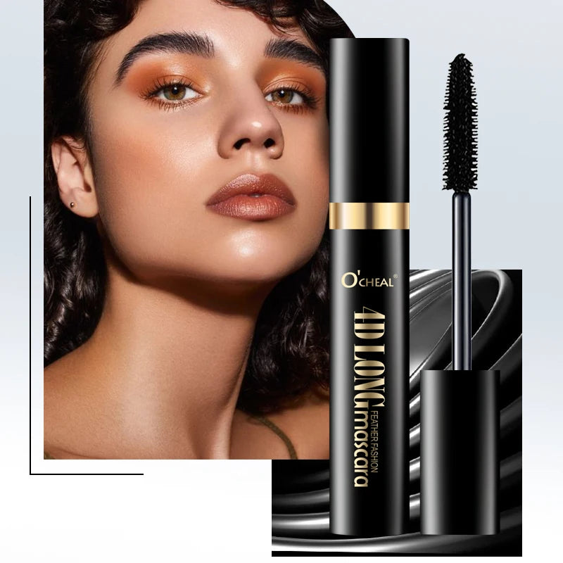 O'cheal 3D Silk Fiber Waterproof Mascara - Black Thickening