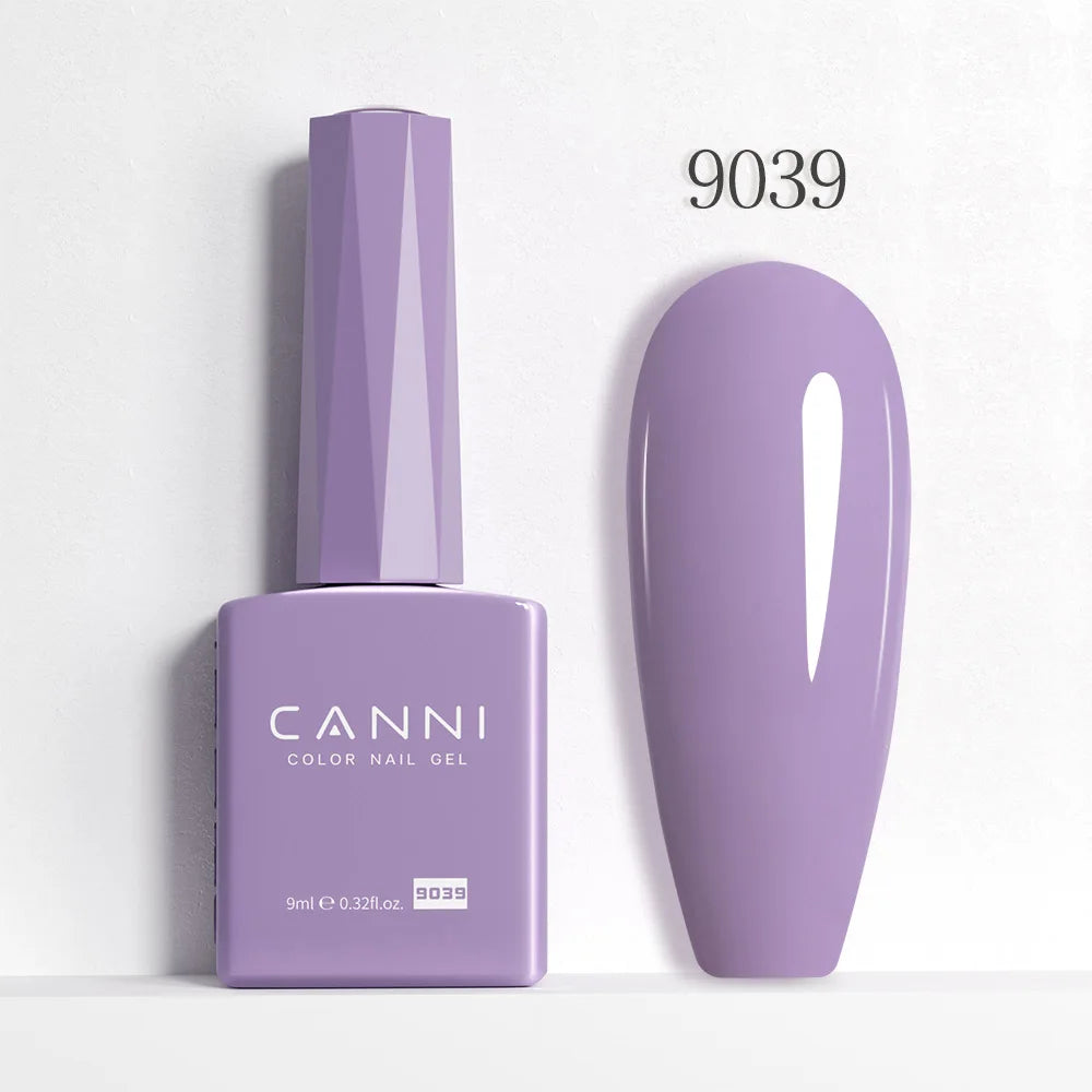 CANNI Hema Free Nail Gel Polish Fall Color Collection Semi Permanent Diamong Long Wear Top Coat Red Gorgeous JellyNude Color 9ml