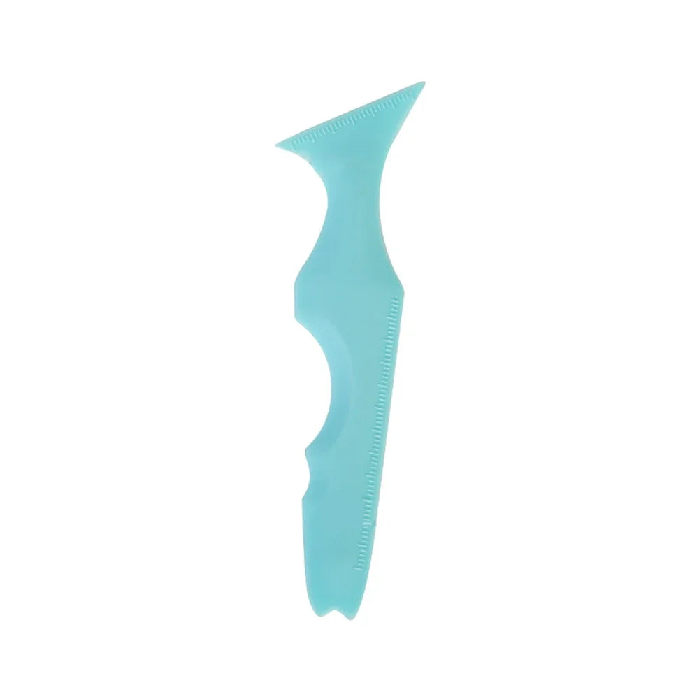 CNK  5 in 1 Silicone Beauty Ruler Reusable Eyeliner Stencils Winged Tip Eyeliner Aid Eyebrow Stencil Multi-Purpose Makeup Tool