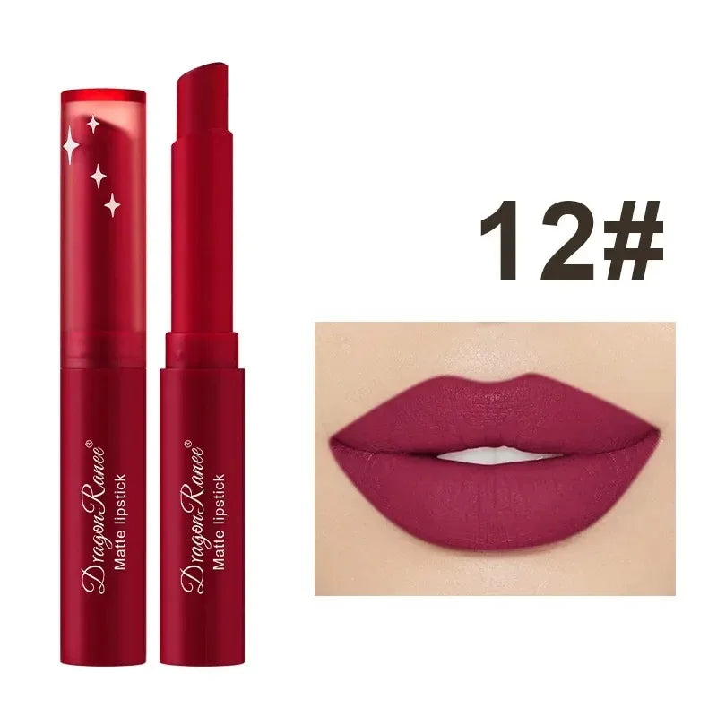 Velvet Matte Lipstick Pen Waterproof Not Easy To Fade Lip Blam Easy To Color Rotating Lipstick Pen Sexy Rich Color Lip Gloss