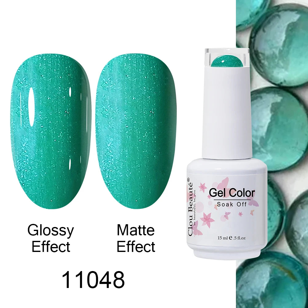 Clou Beaute Royal Blue Color Winter Trendy Semi Permanent Nail Art Manicure Varnishes Gel Nail Polish Hybrid Base Gel Top Coat