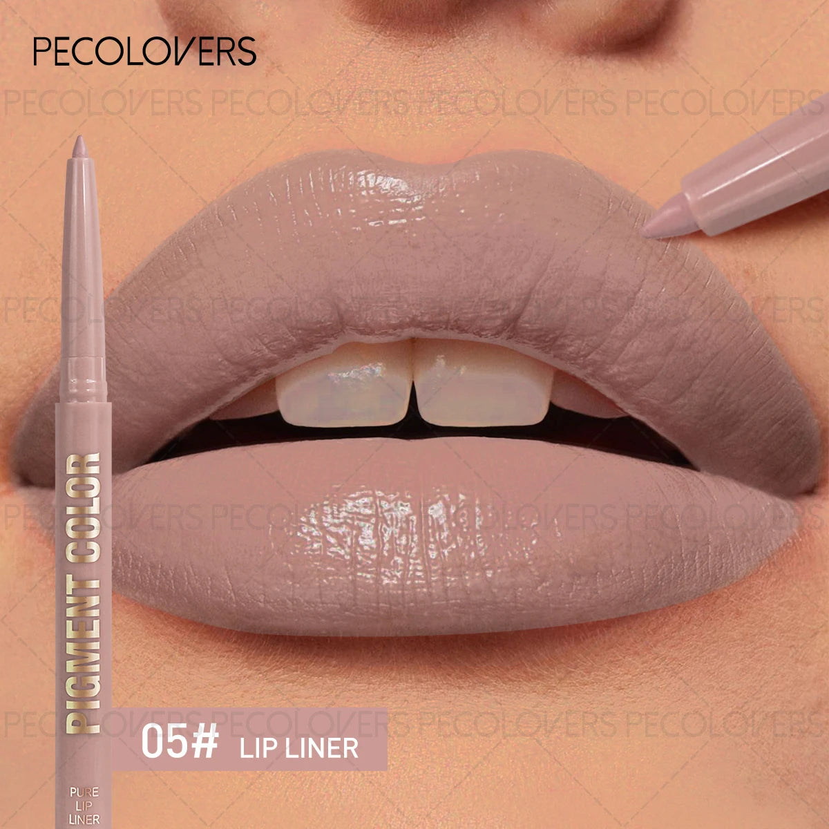 2-in-1 Waterproof Matte Lip Liner & Gloss, , Non-Stick Lipstick, Suitable for beginners