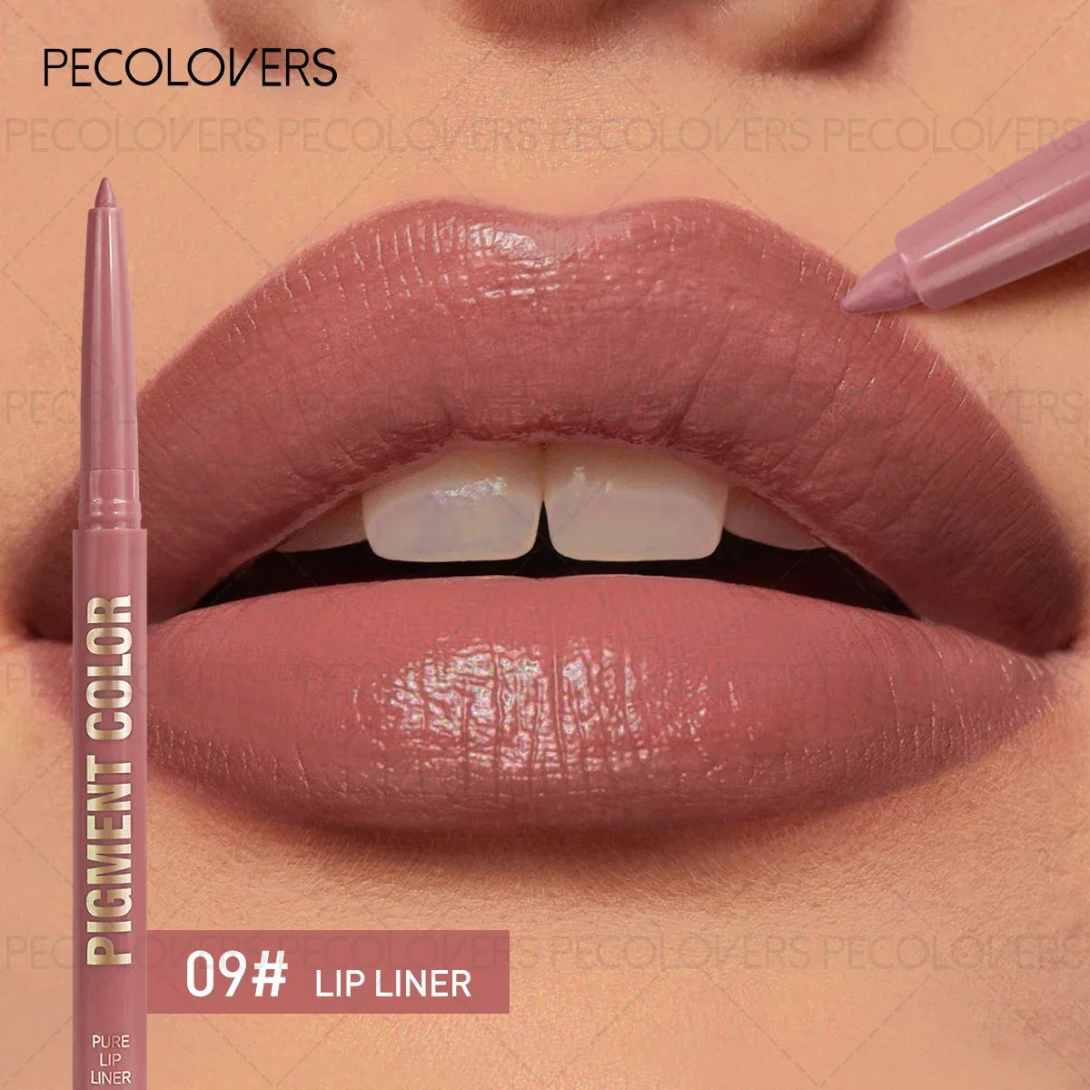 1PC 2-in-1 Lip Liner&Lip Gloss Pen-Matte Colors&Waterproof Long-Lasting ,Velvety Pencil for Plump Lip Outline, Easy Application