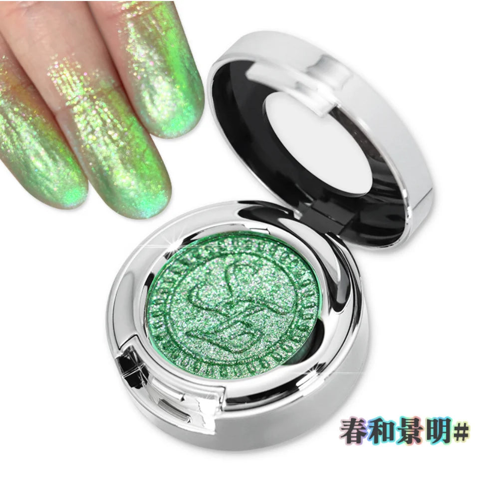 SheenEffect chameleon pigment Eyeshadow Single eye shadow Long-lasting Highlighter Easy to blend portable Makeup Cosmetics