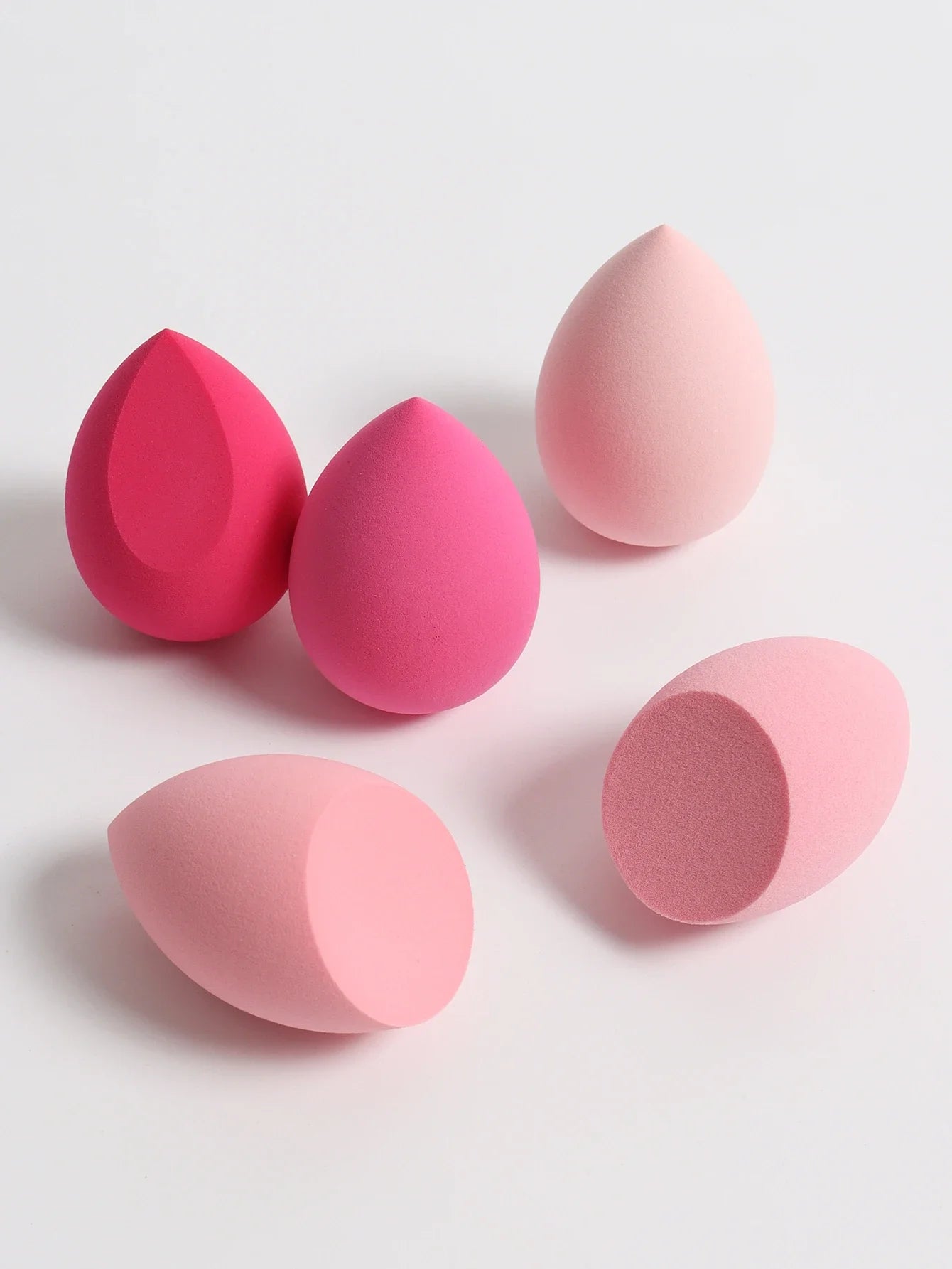 5-Pack Dual-Use Makeup Sponge Set - Velvet for Liquid/Cream/Powder | Vegan Eco-Friendly Travel Essentials