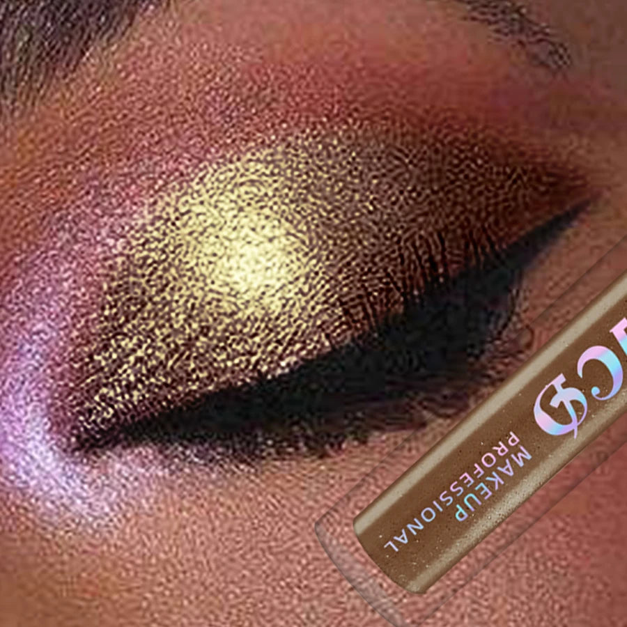 1pc Pearlescent Eyeshadow Pencil Stick Brown Eye Shadow Pen Makeup Glitter Shimmer 1pc Eye Pen Cosmetics  Waterproof without Smu