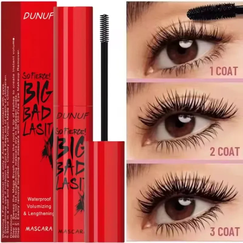 Waterproof Lengthening Mascara - Black Silk Fiber Formula