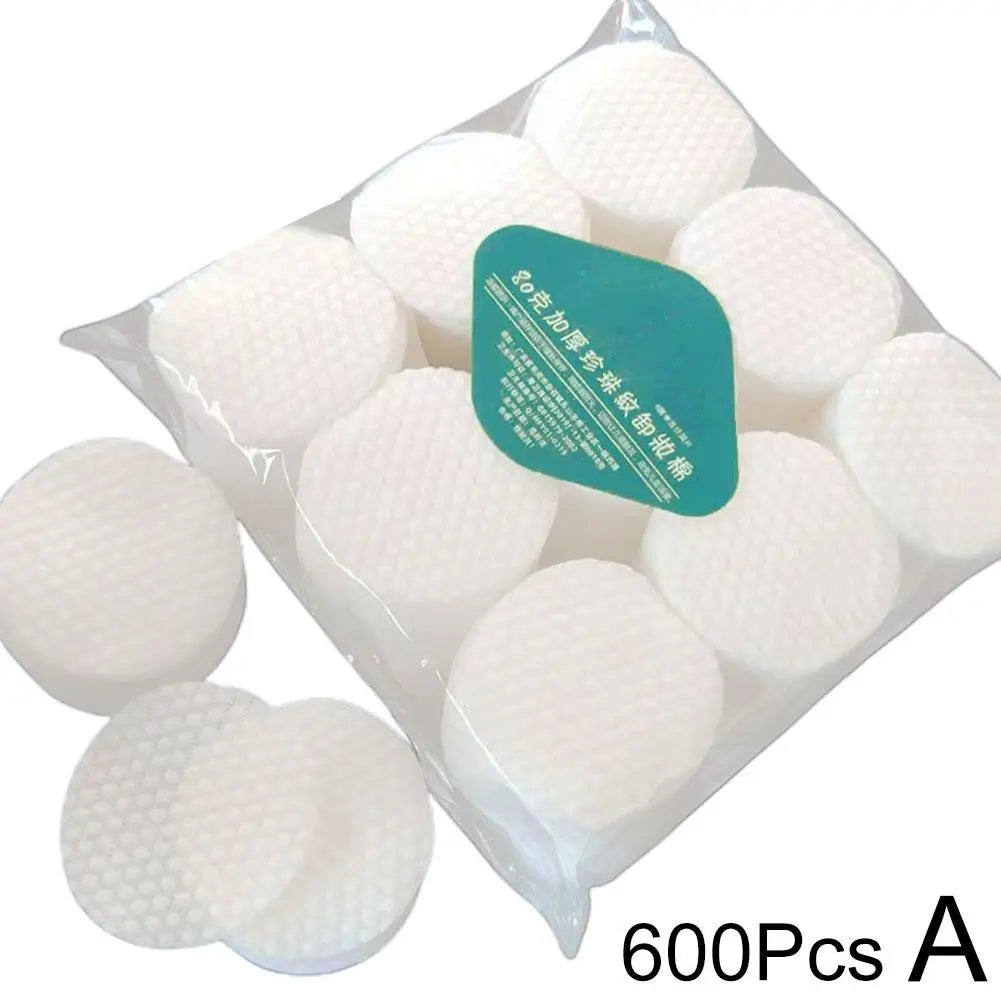 450/500/600PCS Facial Puff Cotton Pads Disposable Makeup Accessories Remover Practical Face Soft Remover Paper