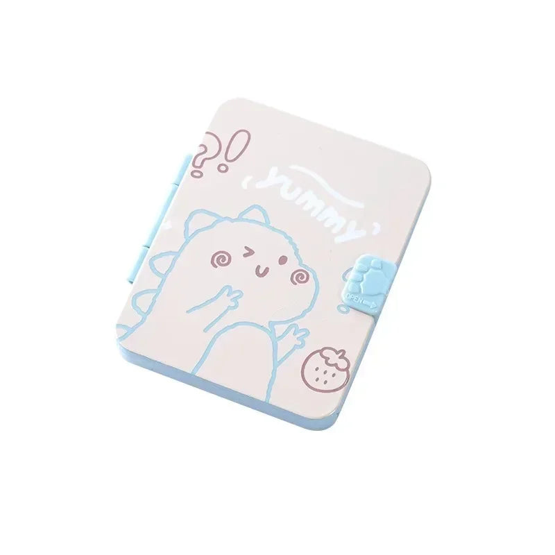Cute foldable portable makeup mirror, 2-in-1 mini handheld makeup and comb, perfect for students and young girls, makeup, cheap,