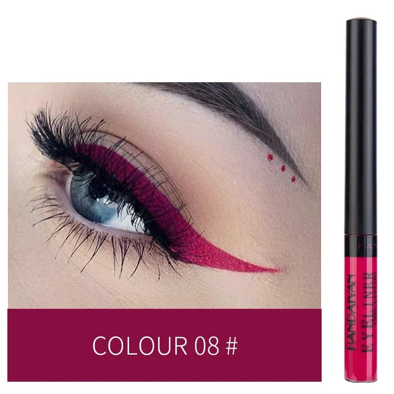 Waterproof Liquid Eyeliner Pen - Long-Lasting Colorful Eye Liner