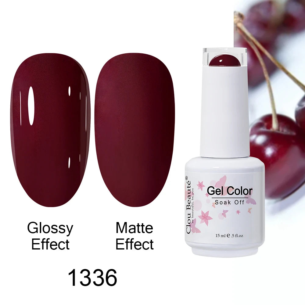Clou Beaute Royal Blue Color Winter Trendy Semi Permanent Nail Art Manicure Varnishes Gel Nail Polish Hybrid Base Gel Top Coat