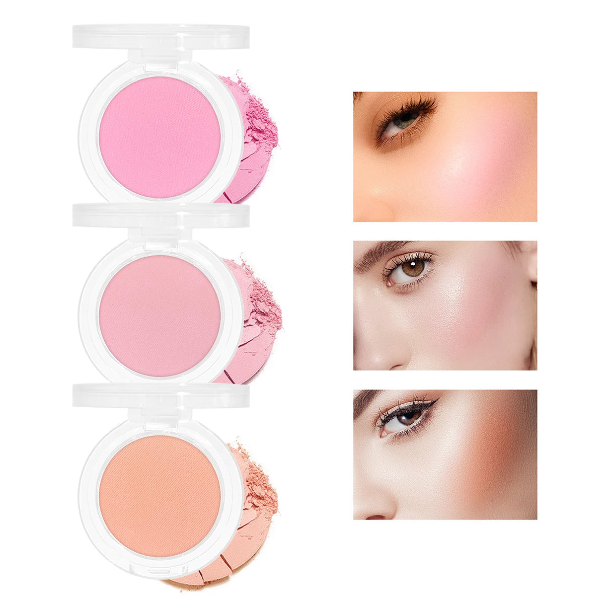 HISYI slightly tipsy blush matte fine flash micro flash natural color makeup pure desire monochrome blush plate