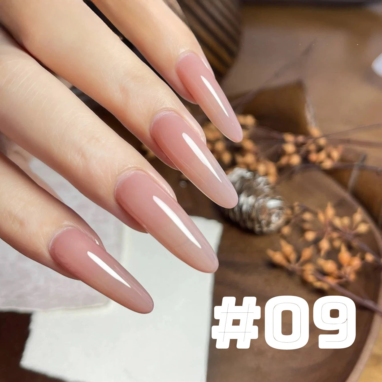 MIANEL  12ML Japanese Style Fairy Gel Nail Polish White Pink Nude Color Ice Clear Nail Polish Pink Nails Summer Nails 1-24pcs