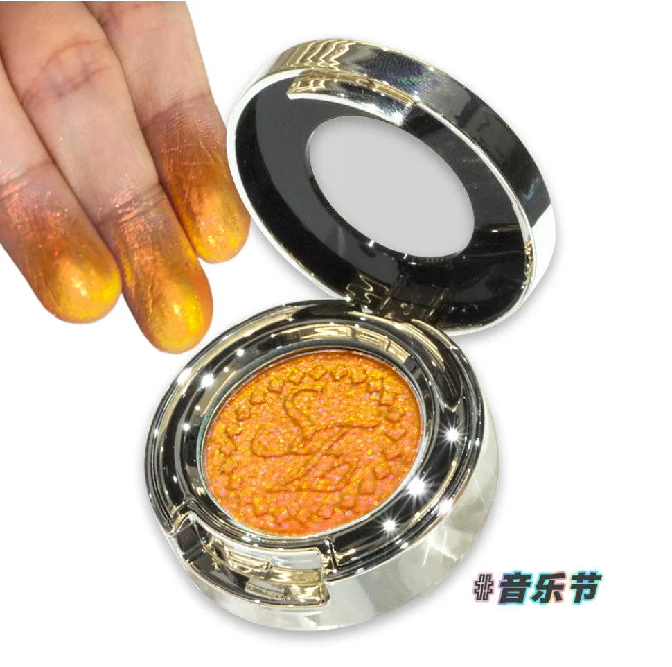 SheenEffect chameleon pigment Eyeshadow Single eye shadow Long-lasting Highlighter Easy to blend portable Makeup Cosmetics