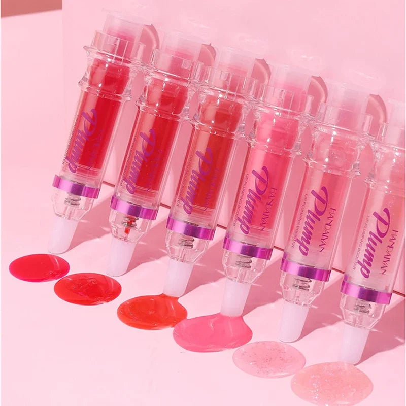 HANDAIYAN Hydrating Lip Glow Oil, Moisturizing Transparent Plumping Lip Gloss, Tinted for Lip Care and Dry Lip Hot