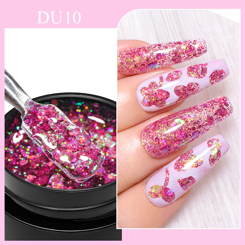 Mtssii 8ml Metallic Painting Nail Gel Polish Gold Silver Creative Elastic Nail Gel for PaintingDrawing Magic Mirror Gel Varnish