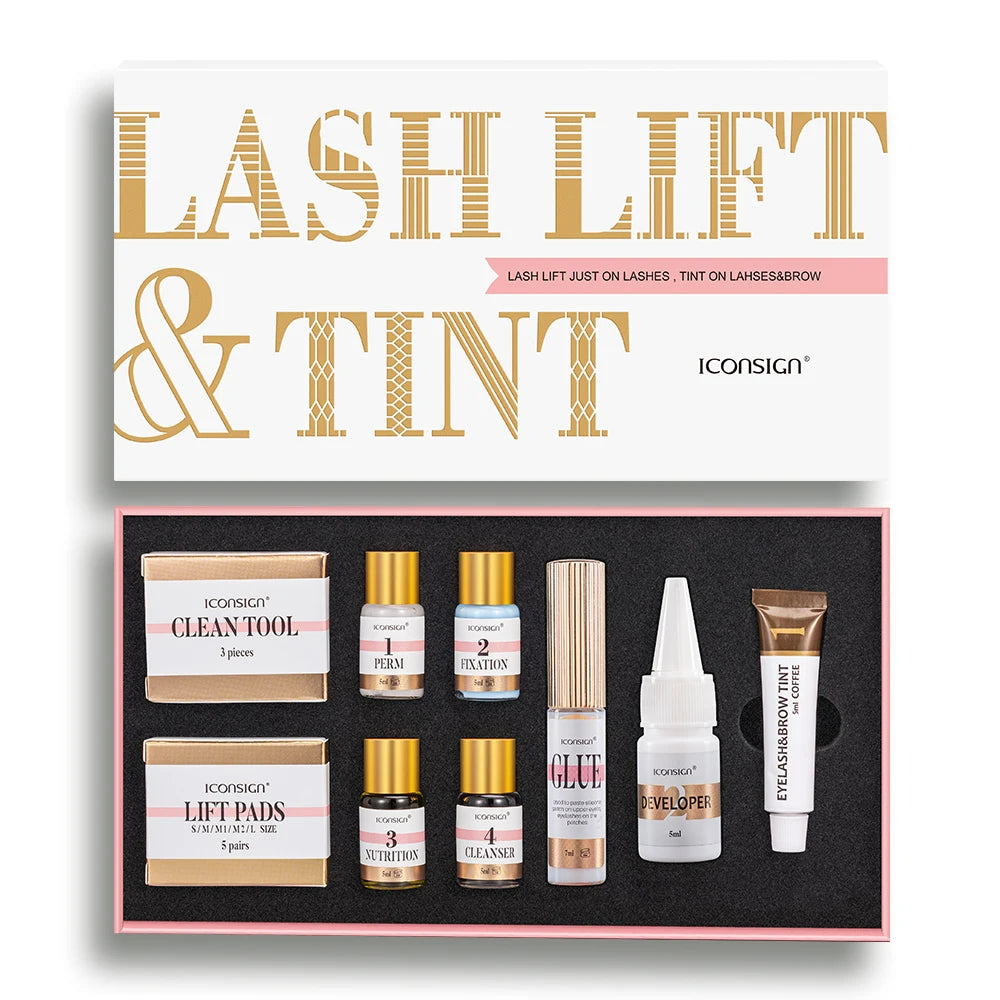 ICONSIGN Lash Lift and Tint Kit - Eyelash Perm and Brow Dye Kit