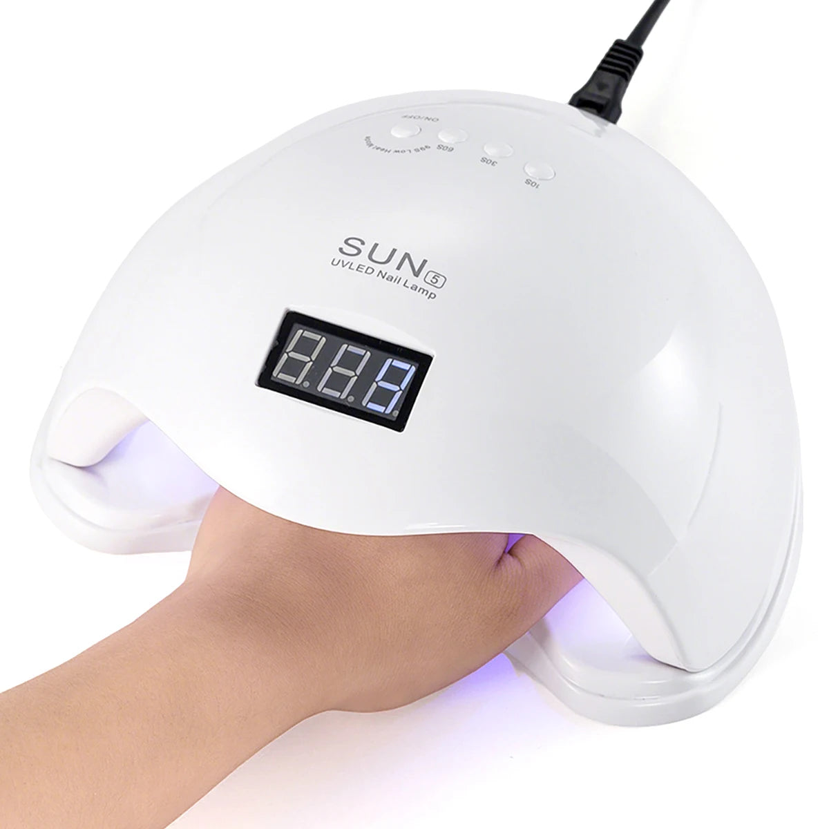 SUN5 UV LED Nail Lamp 48W Nail Dryer For Curing Gel Nail Polish With 4 Timer Automatic Sensor LCD Display Professional Nail Lamp