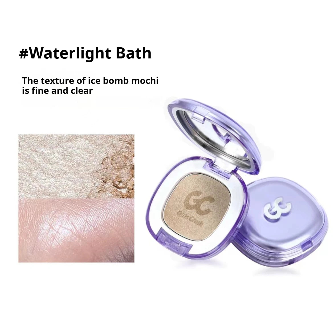 GirlsCrush Denim Series Highlight Brightening Highgloss Water Gloss Submissive Shimmer Eye Nose Powder Cosmetics 5.5g