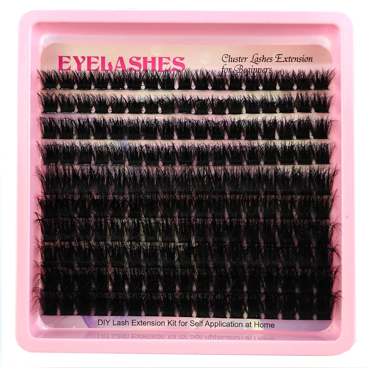 10Row 40D-200D 5D Fluffy Thick Lashes Clusters 10-18mmMix Wispy Individual Lashes Extensions Clusters DIY Makeup False Eyelashes