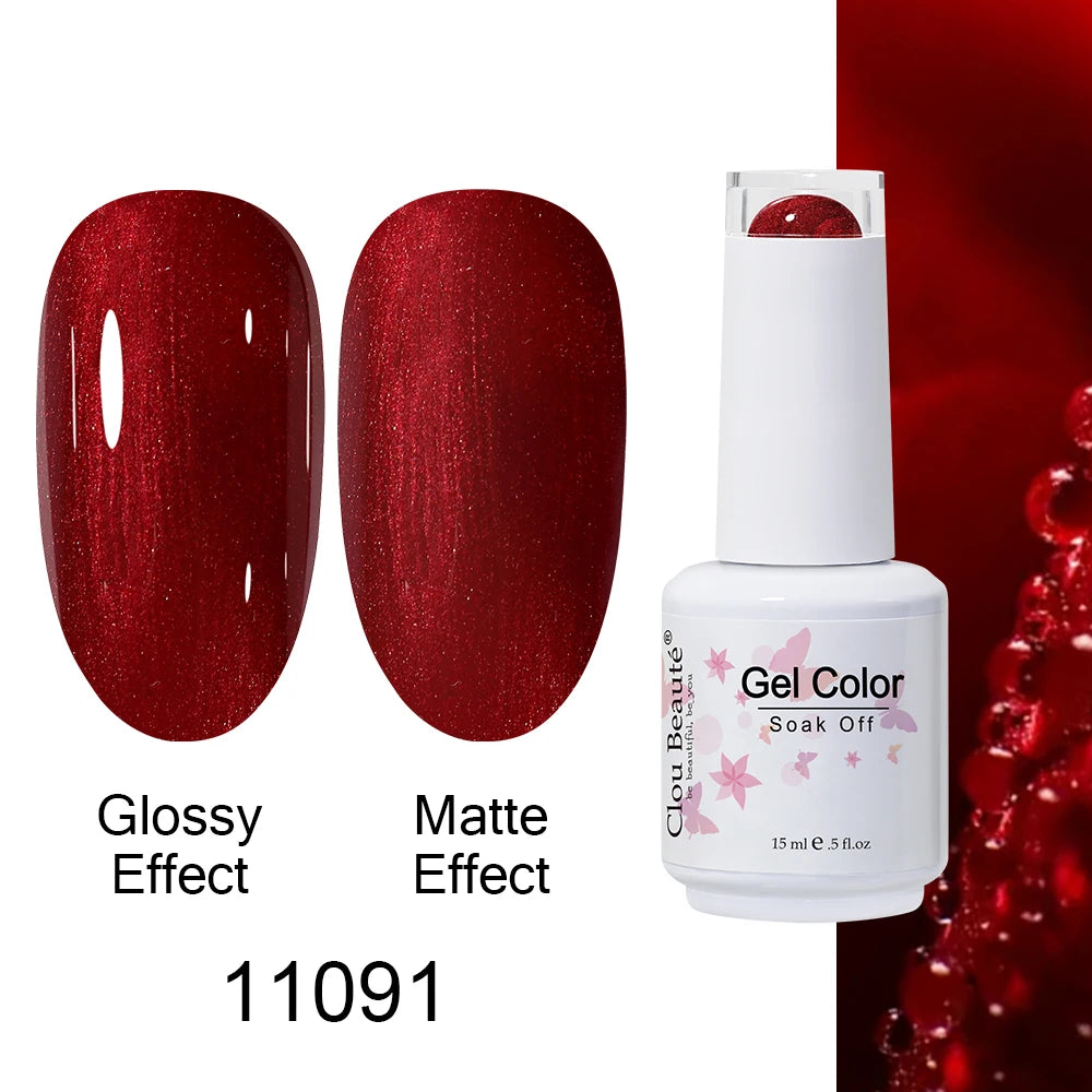 Clou Beaute Royal Blue Color Winter Trendy Semi Permanent Nail Art Manicure Varnishes Gel Nail Polish Hybrid Base Gel Top Coat