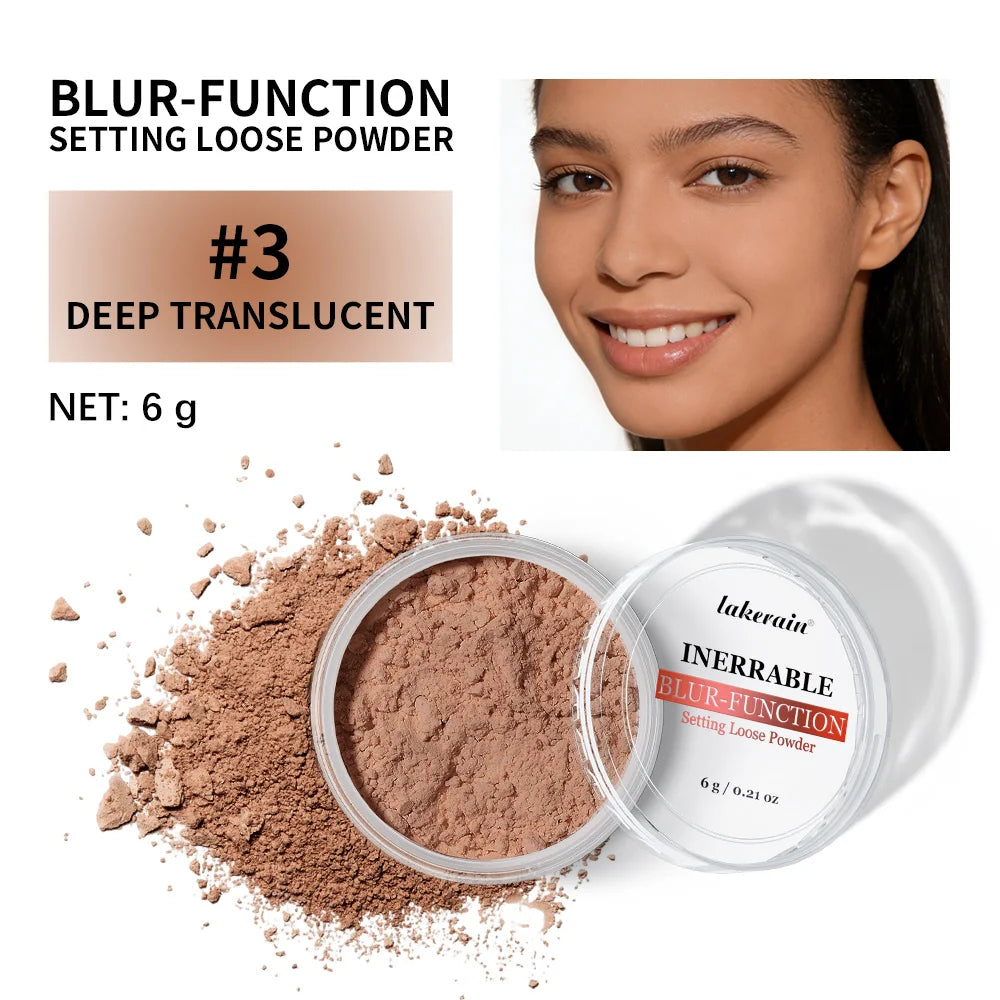 Professional Loose Powder Oil Control Anti-Sweat Waterproof Matte Base Makeup Long-lasting Face Setting Powder Beauty Makeup