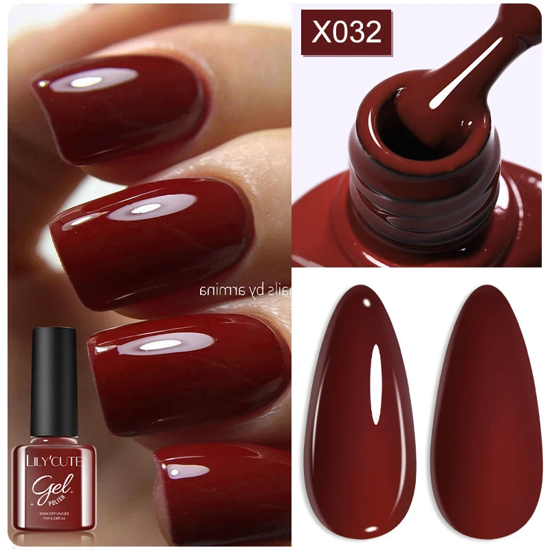 LILYCUTE 5ml Super Bright Metallic Painting Liner Gel Nail Polish UV LED Painting Gel Nail Art Drawing Stripe Pull Line UV Gel