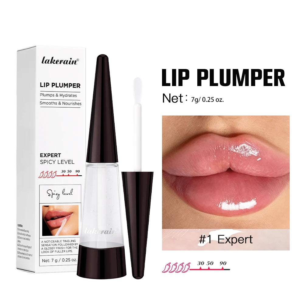Instant Plumping Lip Oil Plump Lip Oil Hydrating Glossy Non-Drying And Non-Sticky Long-Lasting Moisture Moisturizing Lip Gloss