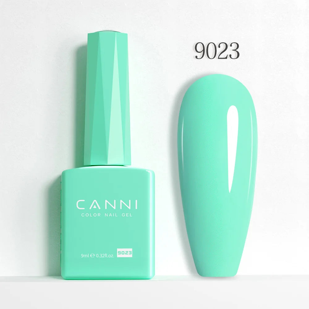 CANNI Hema Free Nail Gel Polish Fall Color Collection Semi Permanent Diamong Long Wear Top Coat Red Gorgeous JellyNude Color 9ml