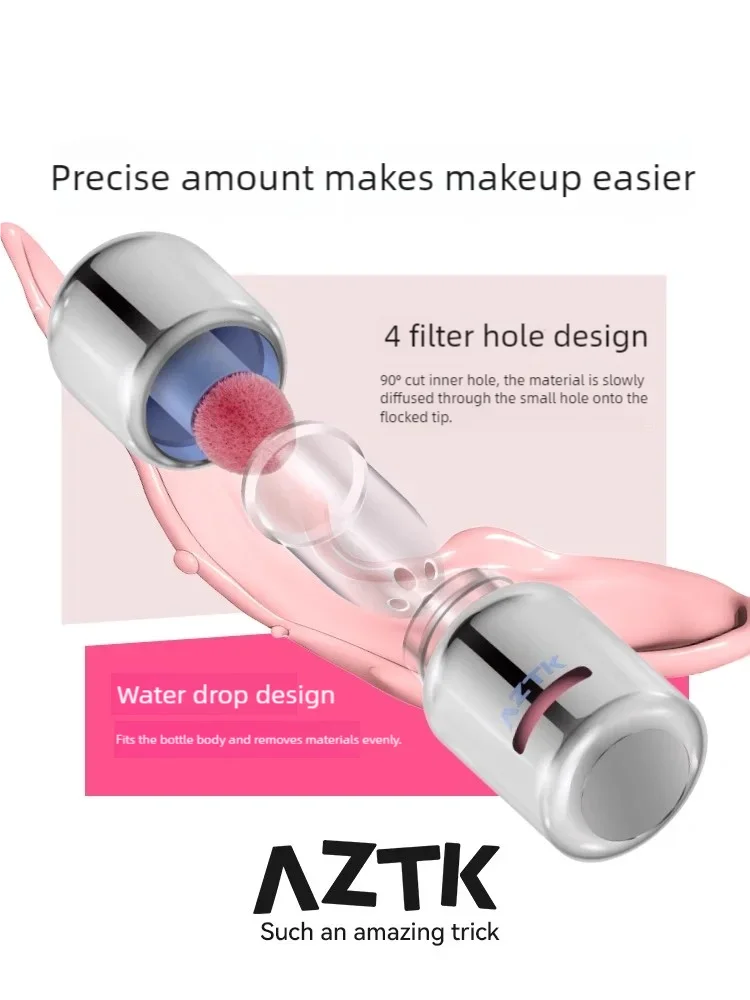 AZTK Liquid Blush Expand Shrink Matte Atmosphere Contorting Brightening Lifts Complexion Cheek Blue Cheek Purple Blush Girl