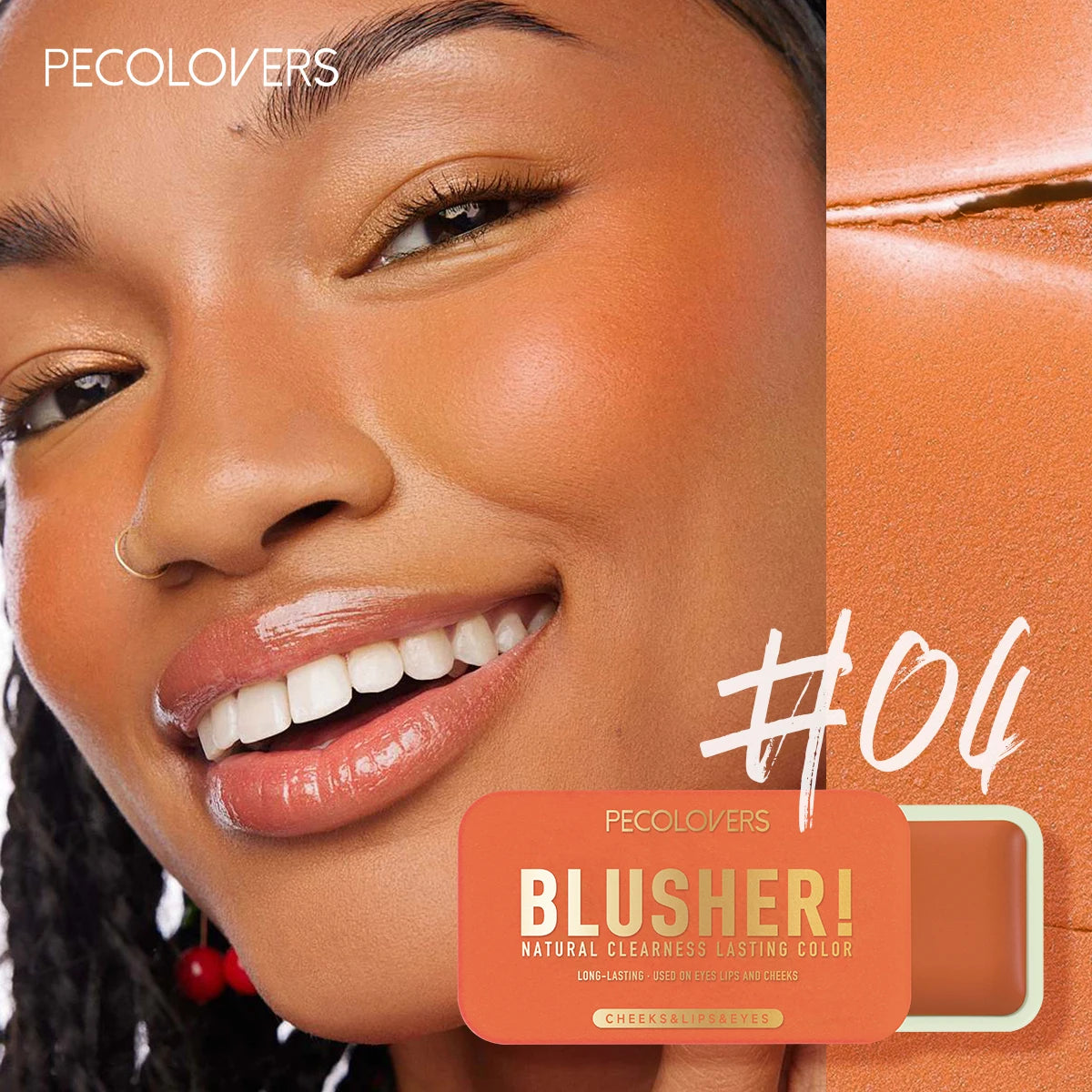 Push-pull Blush Face Coloring Blush Cosmetics Waterproof Blush Cream Long-lasting Waterproof Makeup Cheek Natural Blush Makeup