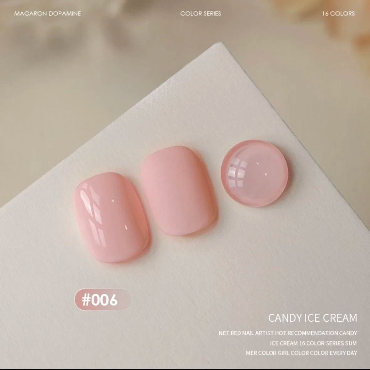 MIANEL 12ML 1-6PCS 2026 New Release Jelly Dopamine Candy Gel Nail Polish - Multi-Color Nude Sheer Finish Bestseller