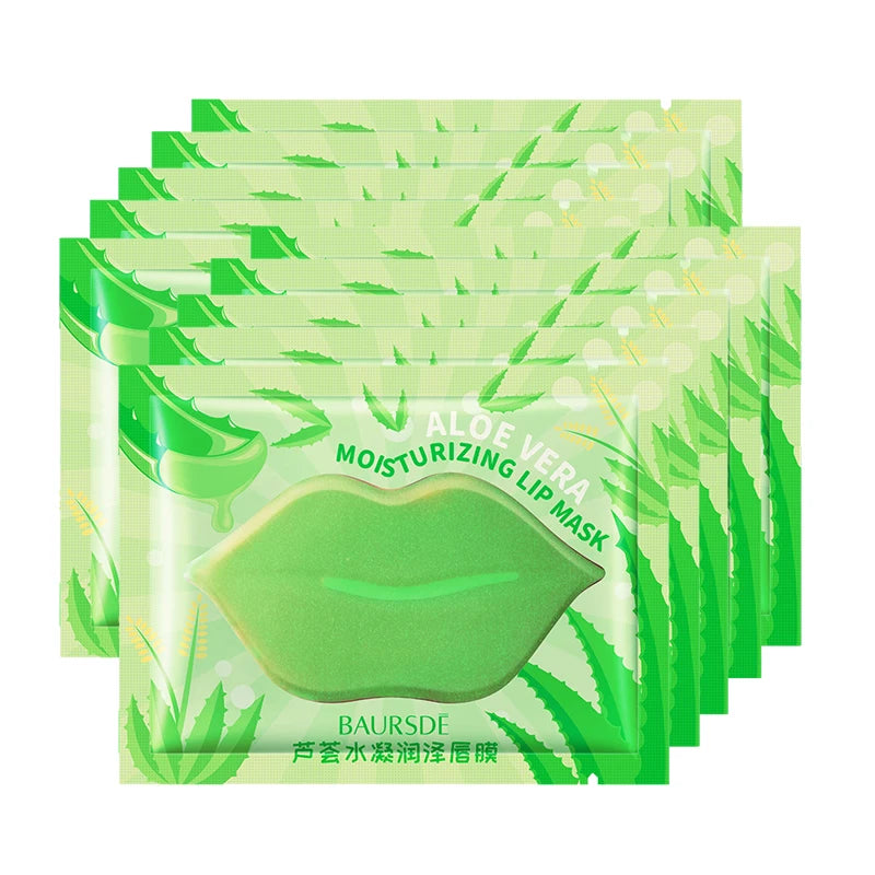 5/10pcs/lot Collagen Nourishing Lip Mask  Moisturizing Fruits Essence Firming Anti Wrinkle Lip Patch Skin Care